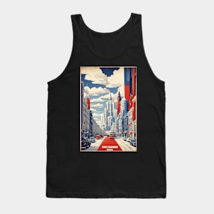 Chelyabinsk Russia Vintage Travel Tourism Tank Top